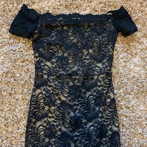 BEBE black lace dress